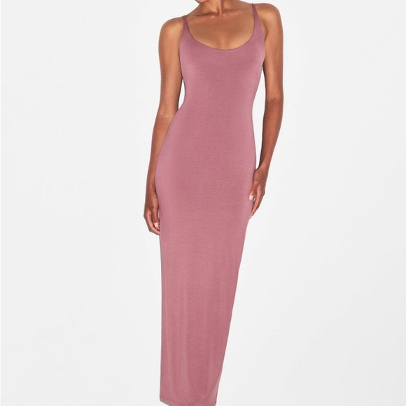 SKIMS Dresses & Skirts - RARE Skims Mauve Maxi Dress
